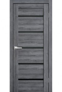 FLY Doors l26-stonewood-oak-black-glass